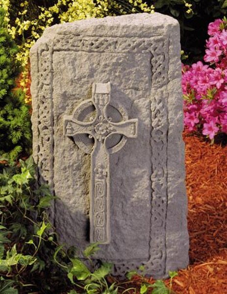 Celtic Cross Obelisk Sculpture